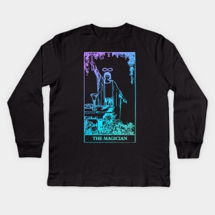 The Magician Tarot Card Kids Long Sleeve T-Shirt